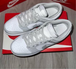 Nike Dunk Low Gris y Blanco