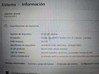 Toshiba Portege i7 | 256GB SSD 16GB RAM | Huella
