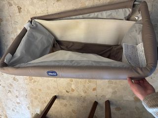 Minicuna colecho Chicco Next2me Original. Beige.