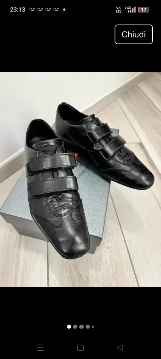 Scarpe Prada Uomo Pelle Nere