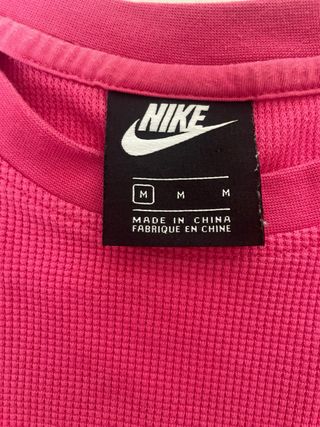 Top deportivo corto Nike rosa - Mujer talla M