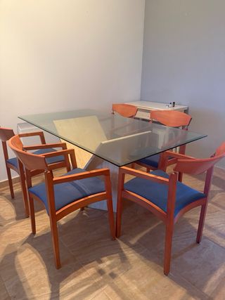 Juego de 5 Sillas de Comedor