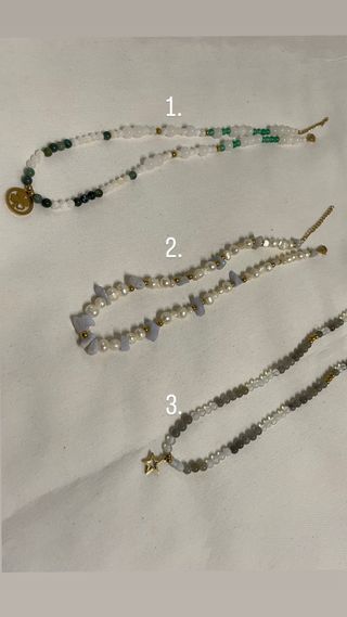 Collane di perline naturali