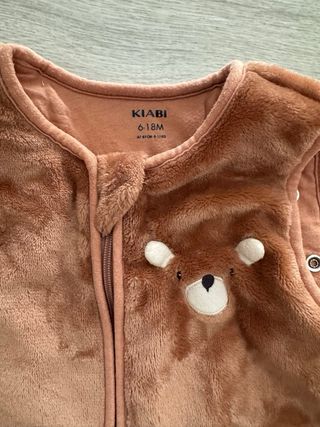 Saco de dormir para bebé con mangas desmontables