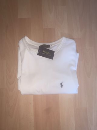 Camiseta Polo Ralph Lauren Blanca Talla M