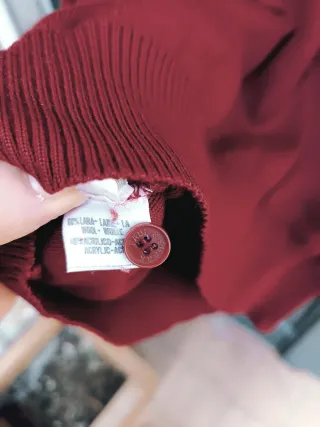 Pullover Paul & Shark Uomo Lana bordeaux L