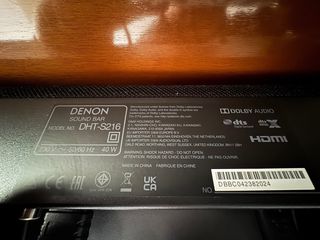 Barra de Sonido Denon Negra