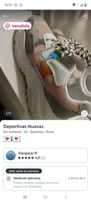 ZAPSHOES Scarpe Sportive Donna Nuove