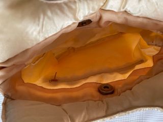 Bolso de fiesta seda salvaje con abalorios