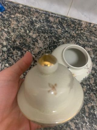 Jarrón Yamaji Porcelana Japonés