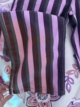 Pantalones rayas zara