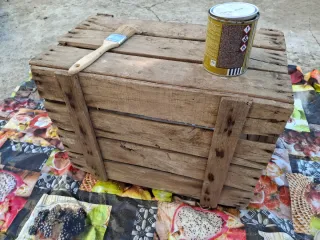 Cajón de madera rústico vintage