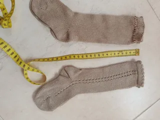 Calcetines altos de punto