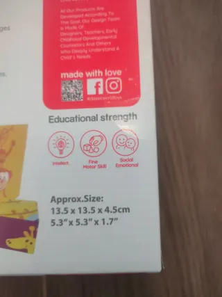 Puzzle Blocchi Animali Selvatici Classic World 12+