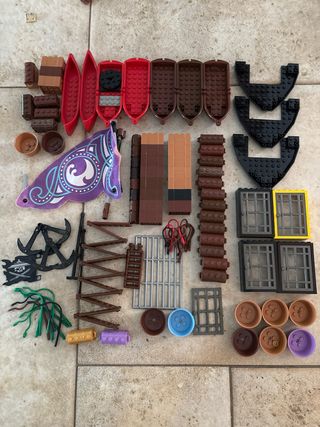 Lego Pirati: Barche, Bandiera, Ancore e Accessori