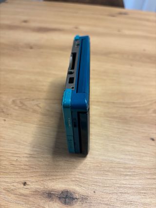 Nintendo 3DS Blu + Caricatore originale + Scheda SD 2GB