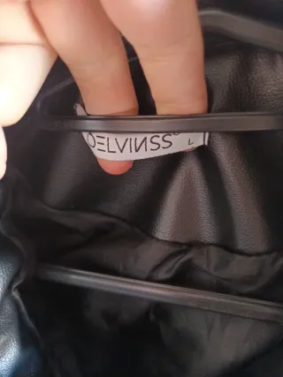 Cazadora Biker Negra Mujer