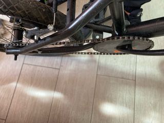 Bici BMX Negra y Naranja