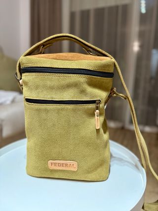 Bolso matero cuero argentino