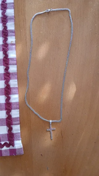 Colgante Cruz Acero