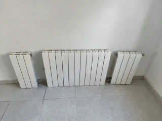 Radiador blanco metal