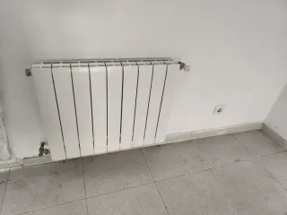 Radiador blanco metal