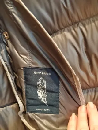 Piumino Armani marrone