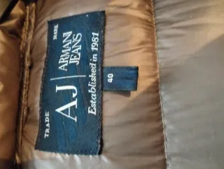 Piumino Armani marrone