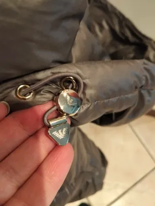 Piumino Armani marrone