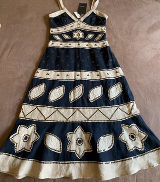 Vestido Tintoretto Lino Talla 34