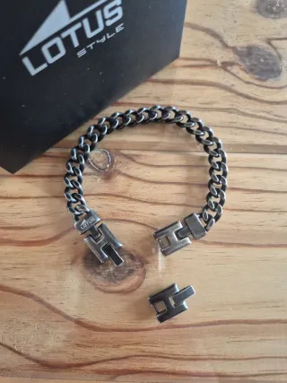 Pulsera hombre Acero Inoxidable Lotus