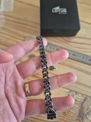 Pulsera hombre Acero Inoxidable Lotus