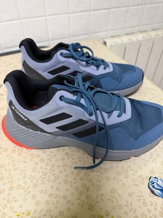 Zapatillas Adidas Terrex Azul/Gris Poco Uso
