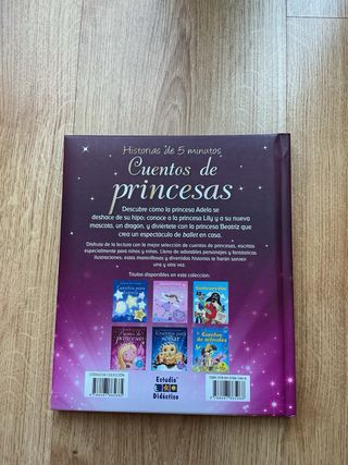 Libro-Cuentos de princesas, historias de 5 minutos