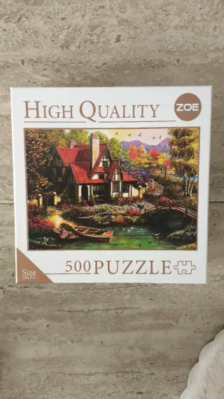 Puzzle 500 piezas Casa y Paisaje