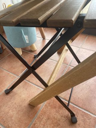 Conjunto Mesa y 2 Sillas Exterior Ikea