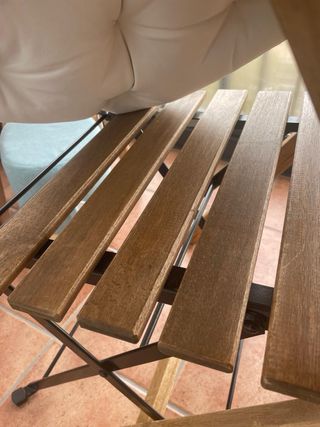 Conjunto Mesa y 2 Sillas Exterior Ikea