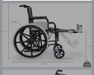 Silla de ruedas nueva