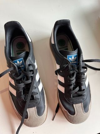 Adidas Samba Beige y Negro