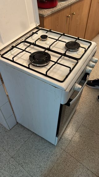 Hornillo de cocina blanco