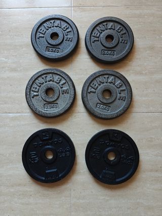 Discos pesas 3 Kg