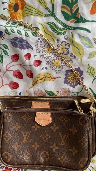 Bolso Louis Vuitton Original Marrón Dorado