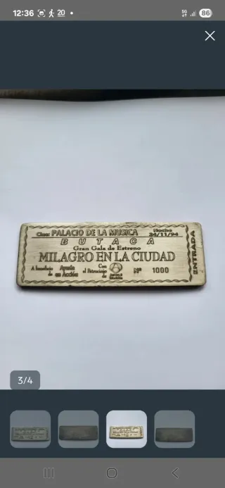 Entrada Cine Palacio de la Música Butaca 1000