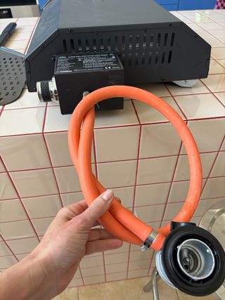 Horno de pizza con termómetro