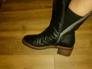 Botas de cuero auténtico Talla 39