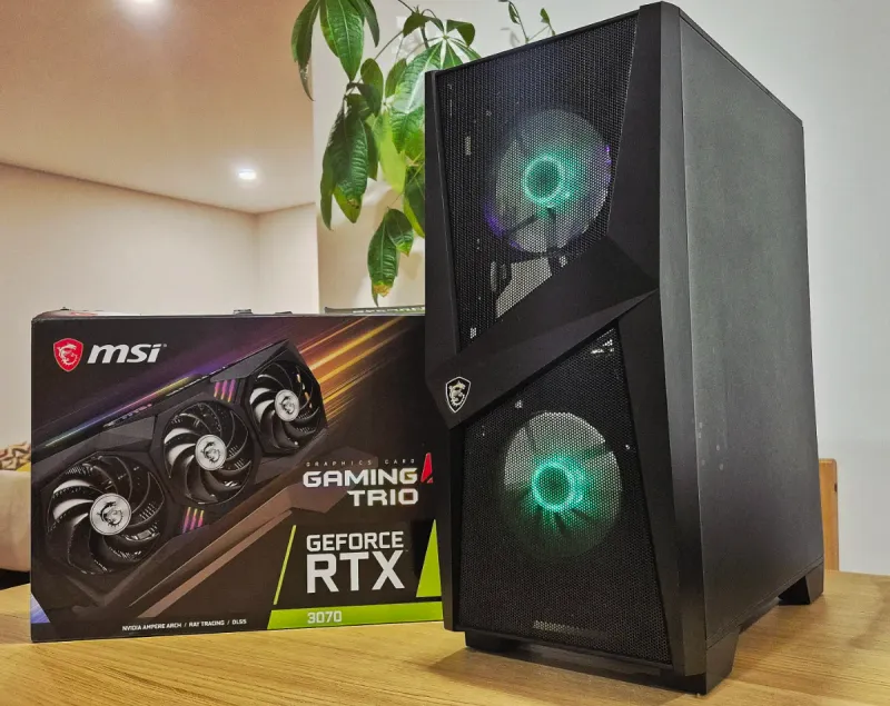PC Gamer Ryzen 7 RTX 3070 32GB RAM SSD Crédito