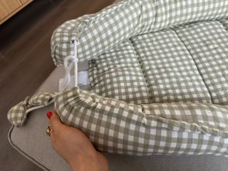 Nido de bebé cuadros vichy