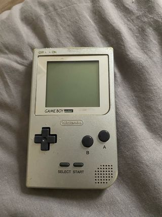 Nintendo Game Boy Pocket Plata