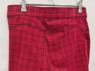 Pantalón pitillo cuadros elástico vintage