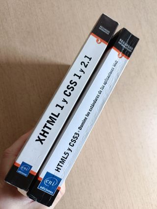 Pack Libros "HTML5 y CSS3" y "XHTML 1, CSS1 y 2.1"